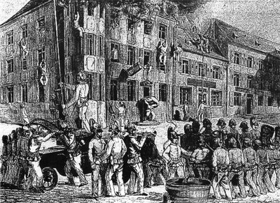 The Volunteer Fire Brigade of Durlach by Unbekannt Unbekannt